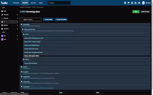 Hudu+  from Chrome web store to be run with OffiDocs Chromium online