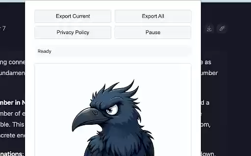 Huggingface Chat Export Convert Huggingface to JSON/PDF  from Chrome web store to be run with OffiDocs Chromium online