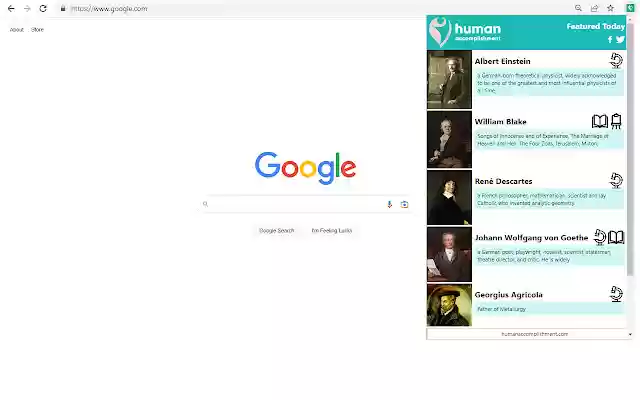 Human Accomplishment  from Chrome web store to be run with OffiDocs Chromium online