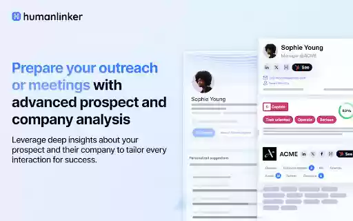 Humanlinker  from Chrome web store to be run with OffiDocs Chromium online