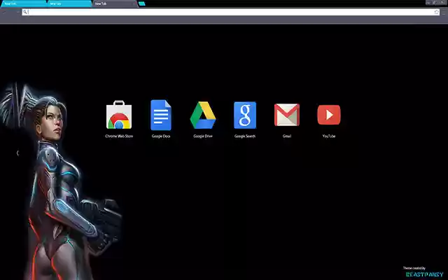 Chrome web mağazasından insan Sarah Kerrigan, çevrimiçi OffiDocs Chromium ile çalıştırılacak