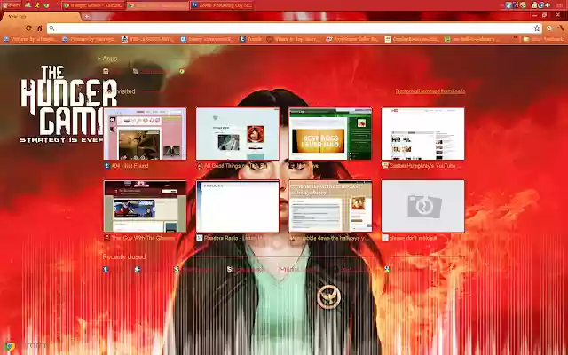 Hunger Games Katniss  from Chrome web store to be run with OffiDocs Chromium online