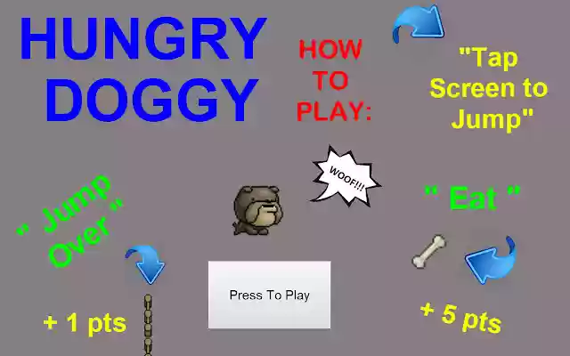 Hungry Doggy  from Chrome web store to be run with OffiDocs Chromium online