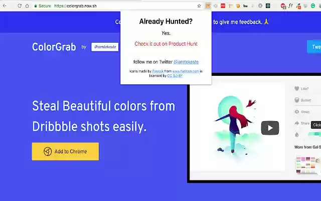 Hunted or Nah  from Chrome web store to be run with OffiDocs Chromium online