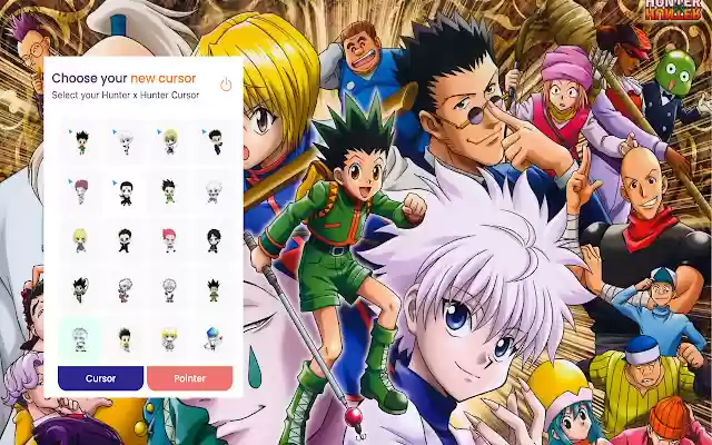 Hunter x Hunter Anime Cursor da Chrome Web Store será executado com o OffiDocs Chromium online