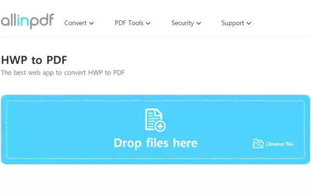 HWP 뷰어 Allinpdf.com from Chrome web store to be run with OffiDocs Chromium online HWP 뷰어 Allinpdf.com from Chrome web store to be run with OffiDocs Chromium online