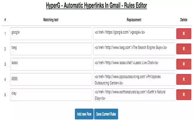 HyperG Automatic Hyperlinks In Gmail from Chrome web store to be run with OffiDocs Chromium online HyperG Automatic Hyperlinks In Gmail from Chrome web store to be run with OffiDocs Chromium online