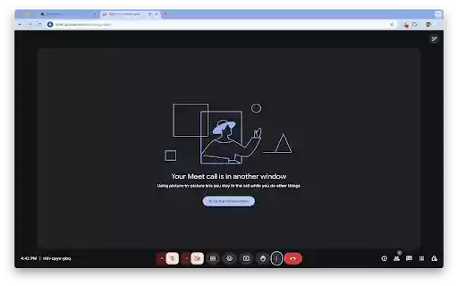Hyper Meet Mute  from Chrome web store to be run with OffiDocs Chromium online