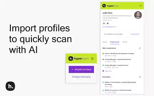 Hyperscan  from Chrome web store to be run with OffiDocs Chromium online