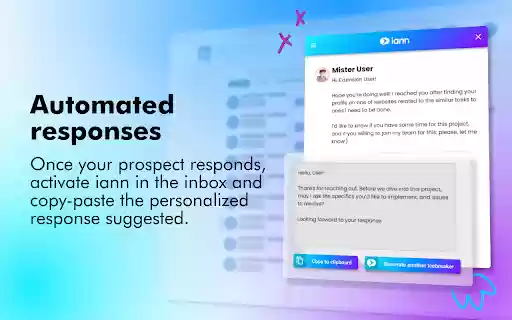 iann AI powered LinkedIn™ Prospecting Tool  from Chrome web store to be run with OffiDocs Chromium online