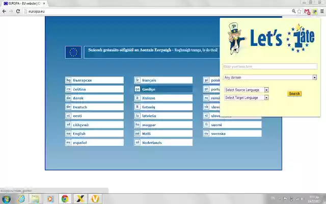IATE  from Chrome web store to be run with OffiDocs Chromium online