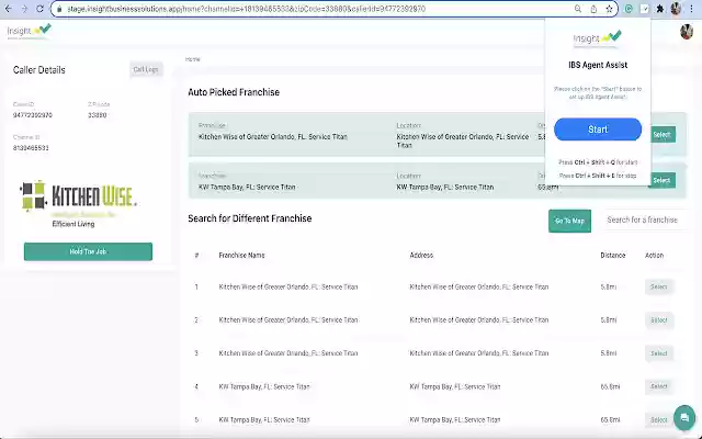 IBS CCAI Agent Assist  from Chrome web store to be run with OffiDocs Chromium online