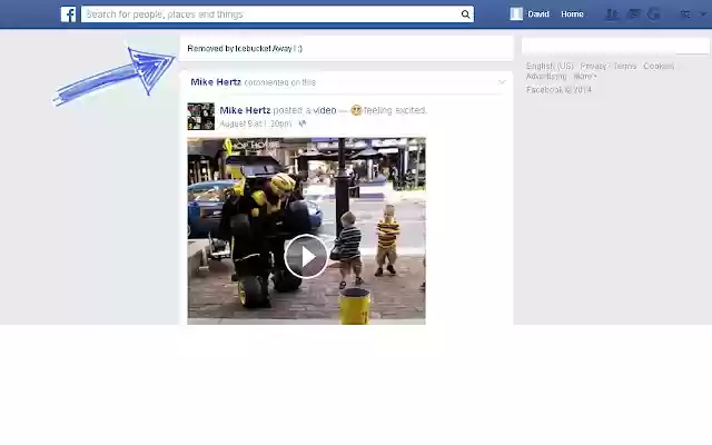 IceBucket Away  from Chrome web store to be run with OffiDocs Chromium online