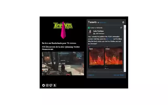 Icekei Live Twitch from Chrome web store to be run with OffiDocs Chromium online Icekei Live Twitch from Chrome web store to be run with OffiDocs Chromium online