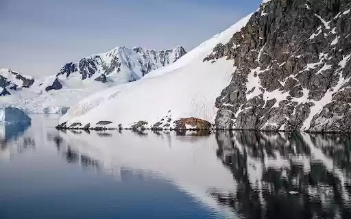 Ice mountain lake  from Chrome web store to be run with OffiDocs Chromium online