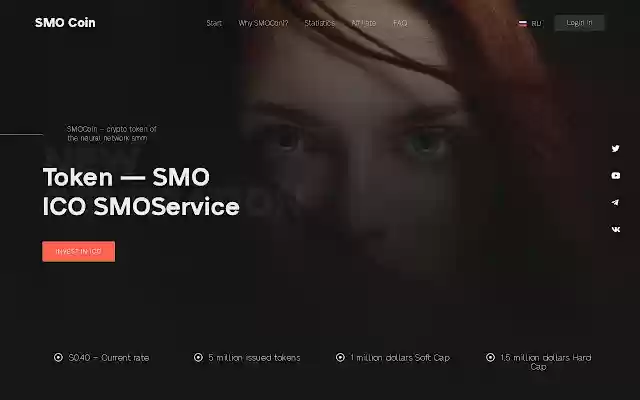 ICO Token SMO Coin  from Chrome web store to be run with OffiDocs Chromium online