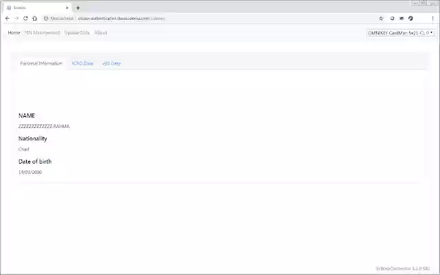 IDEMIA Smartcard Web Connector  from Chrome web store to be run with OffiDocs Chromium online
