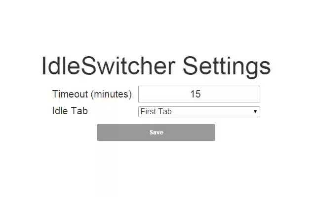 IdleSwitcher  from Chrome web store to be run with OffiDocs Chromium online