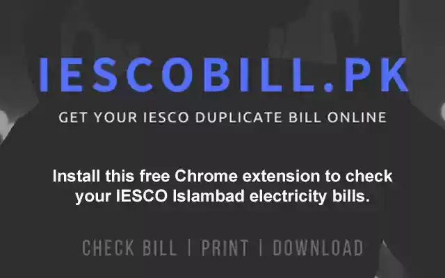 IESCO Bill din magazinul web Chrome va fi rulat cu OffiDocs Chromium online