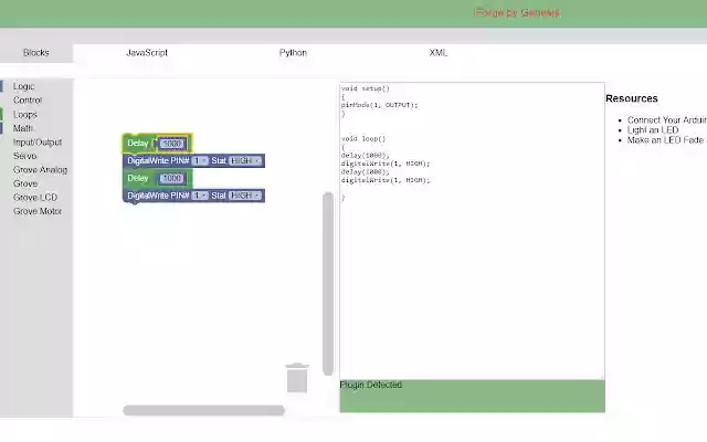 iForge  from Chrome web store to be run with OffiDocs Chromium online