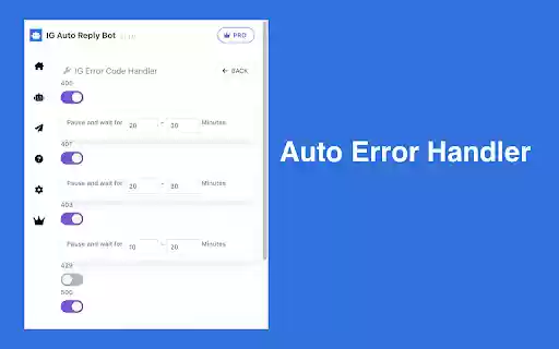 IGAutoReplyBot DM Auto Reply Bot for IG  from Chrome web store to be run with OffiDocs Chromium online