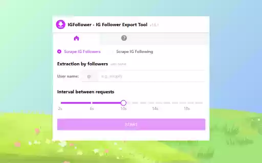 IGFollower IG Follower Export Tool  from Chrome web store to be run with OffiDocs Chromium online
