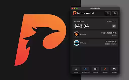 क्रोम वेब स्टोर से इग्नाइट वॉलेट को ऑफिडॉक्स क्रोमियम ऑनलाइन के साथ चलाया जाएगा