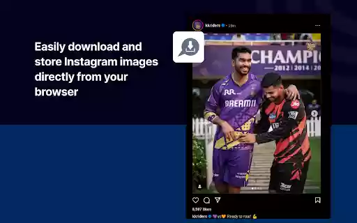 IG Photo Downloader  from Chrome web store to be run with OffiDocs Chromium online