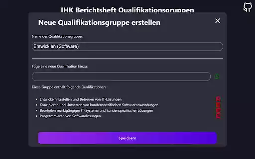 IHK Berichtsheft Qualifikationsgruppen from Chrome web store to be run with OffiDocs Chromium online IHK Berichtsheft Qualifikationsgruppen from Chrome web store to be run with OffiDocs Chromium online