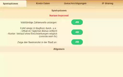 Ikariam Improved  from Chrome web store to be run with OffiDocs Chromium online