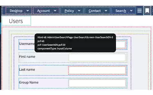 Ikharo Inspector  from Chrome web store to be run with OffiDocs Chromium online