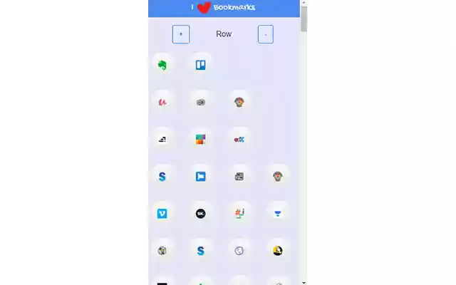 I Love Bookmarks  from Chrome web store to be run with OffiDocs Chromium online