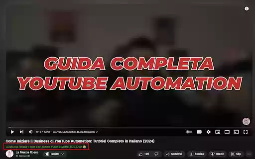 Il video YouTube è monetizzato?  from Chrome web store to be run with OffiDocs Chromium online