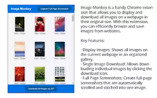 Image Monkey Free Image Downloader from Chrome web store to be run with OffiDocs Chromium online Image Monkey Free Image Downloader from Chrome web store to be run with OffiDocs Chromium online