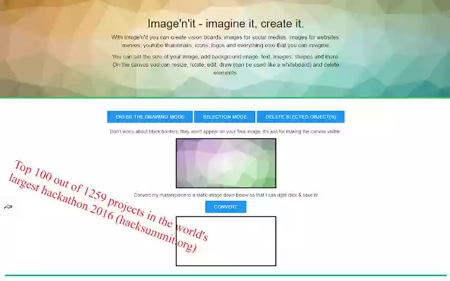 Imagenit  from Chrome web store to be run with OffiDocs Chromium online