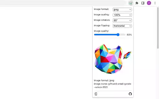 Image Privacy Guard  from Chrome web store to be run with OffiDocs Chromium online