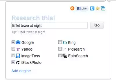 Image Search  from Chrome web store to be run with OffiDocs Chromium online