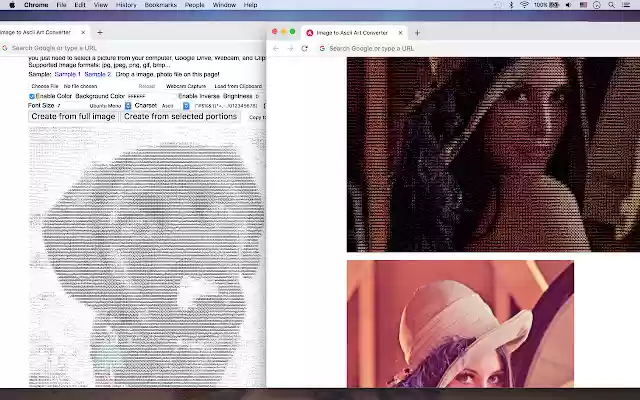 Image to Ascii Art Converter de Chrome web store para ejecutarse con OffiDocs Chromium en línea