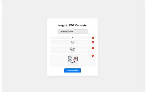 Image to PDF  from Chrome web store to be run with OffiDocs Chromium online