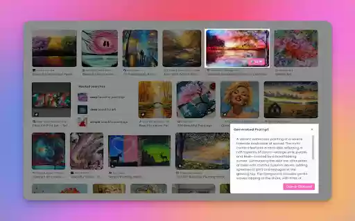 Image to Prompt Generator by ColorBliss from Chrome web store to be run with OffiDocs Chromium online Image to Prompt Generator by ColorBliss from Chrome web store to be run with OffiDocs Chromium online