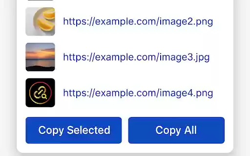 Image URL Extractor  from Chrome web store to be run with OffiDocs Chromium online