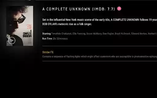 IMDB ratings for cinema listings from Chrome web store to be run with OffiDocs Chromium online IMDB ratings for cinema listings from Chrome web store to be run with OffiDocs Chromium online