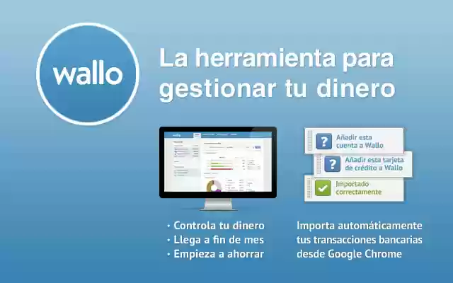 Importador de cuentas Wallo from Chrome web store to be run with OffiDocs Chromium online Importador de cuentas Wallo from Chrome web store to be run with OffiDocs Chromium online