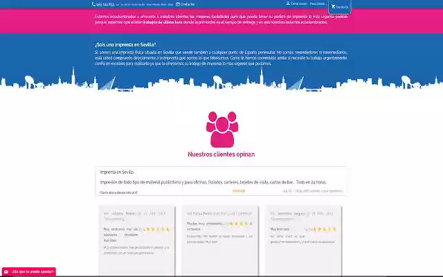 Imprenta en Sevilla, entra y compra from Chrome web store to be run with OffiDocs Chromium online Imprenta en Sevilla, entra y compra from Chrome web store to be run with OffiDocs Chromium online