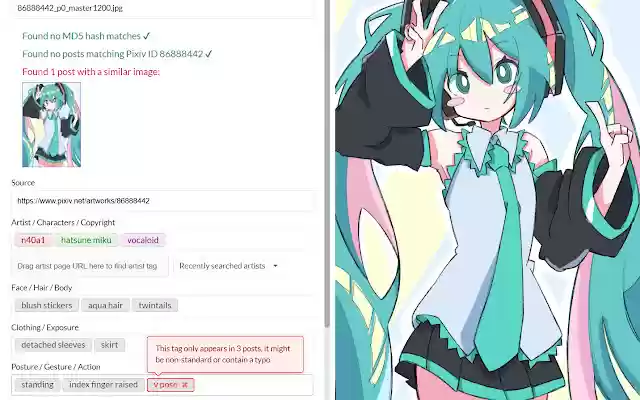 Improved Gelbooru upload  from Chrome web store to be run with OffiDocs Chromium online