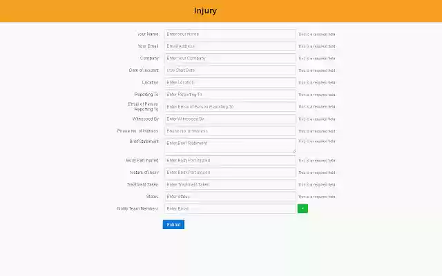 Incident Reporting  from Chrome web store to be run with OffiDocs Chromium online
