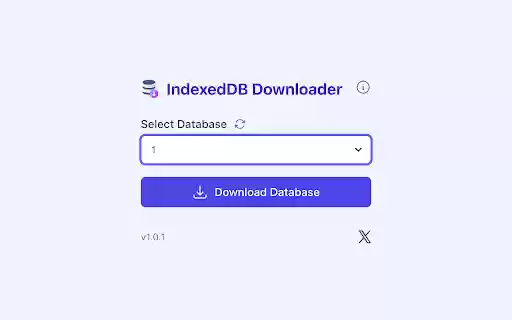 IndexedDB Downloader  from Chrome web store to be run with OffiDocs Chromium online