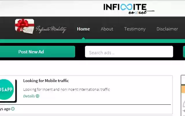Infinite Connect (i Connect)  from Chrome web store to be run with OffiDocs Chromium online