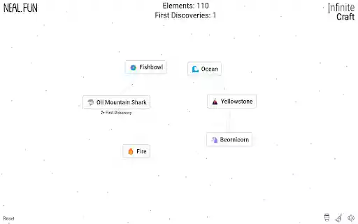 Infinite Craft Element Counter  from Chrome web store to be run with OffiDocs Chromium online