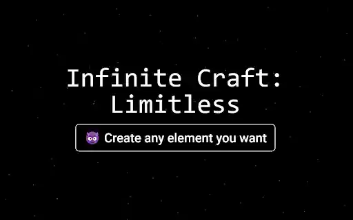 Infinite Craft: Limitless  from Chrome web store to be run with OffiDocs Chromium online
